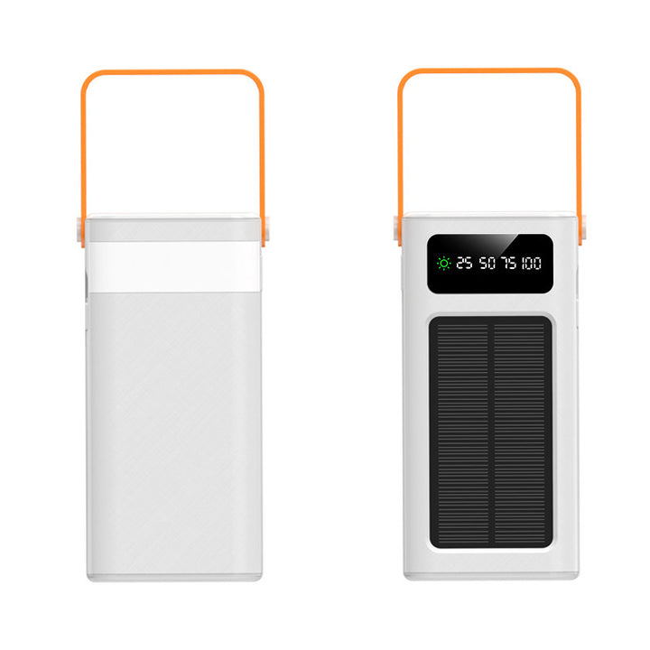 Portable Solar Power Bank with Digital Display and Practical Carrying Strap Kalsten