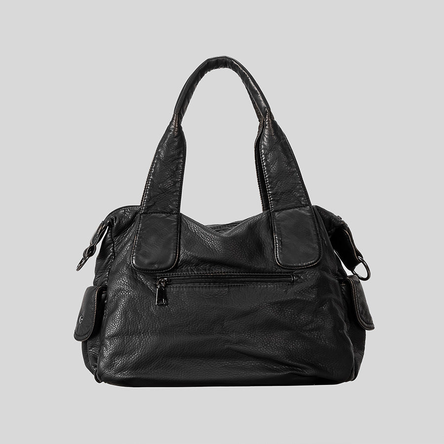 Multifunctional Leather Handbag