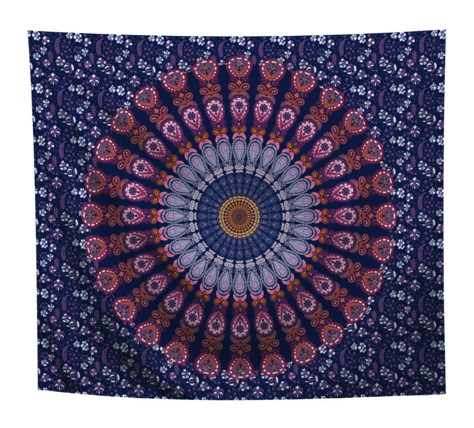 Mandala-Inspired Decorative Wall Tapestry