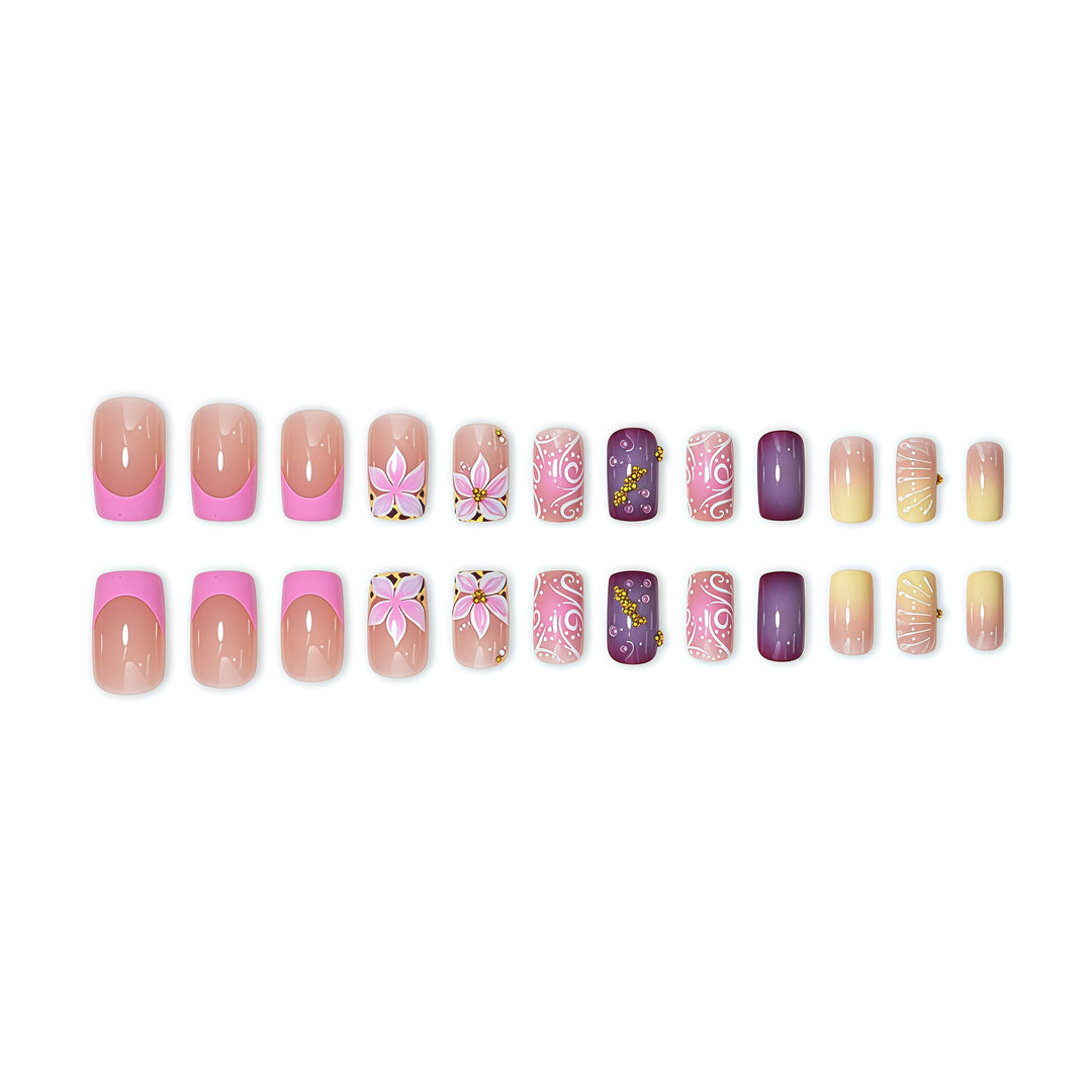 Artistic Decorative Press-On Nail Art Kalsten