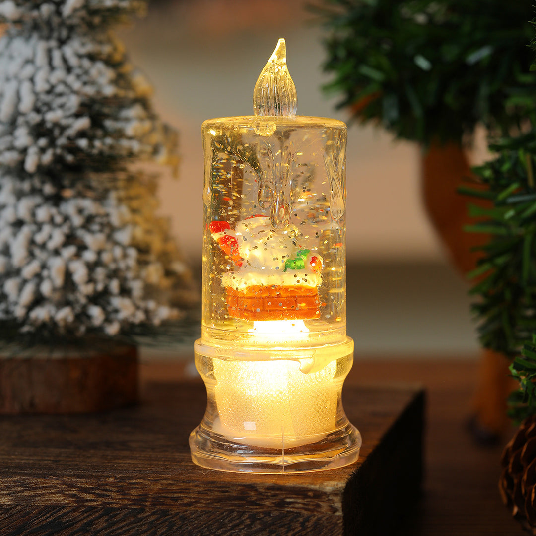 LED Illuminated Christmas Candle Figurine Kalsten