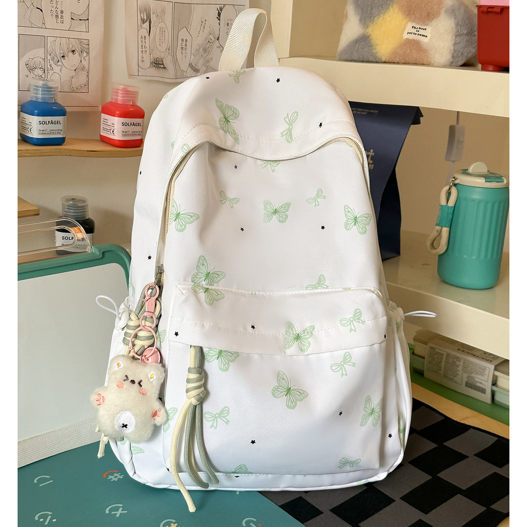 Charming Butterfly Print Casual Backpack Kalsten