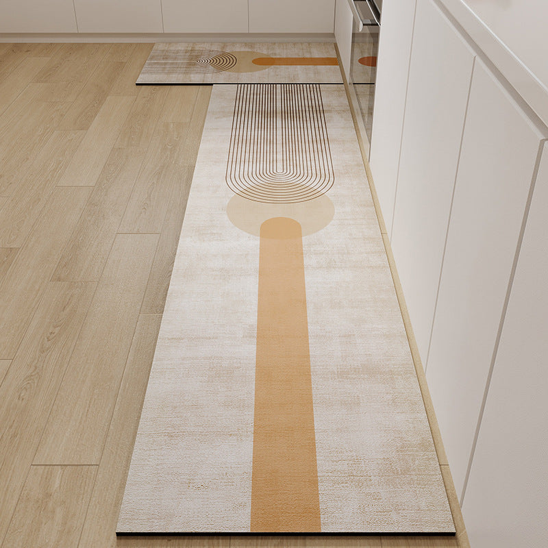 Abstract Pattern Kitchen Runner Mat