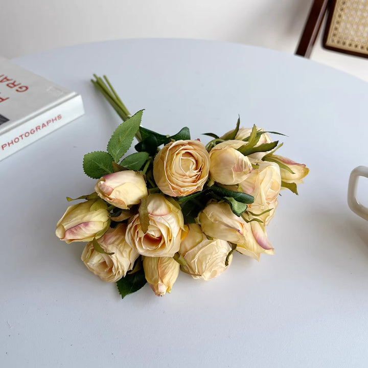 Lifelike Artificial Rose Bouquet