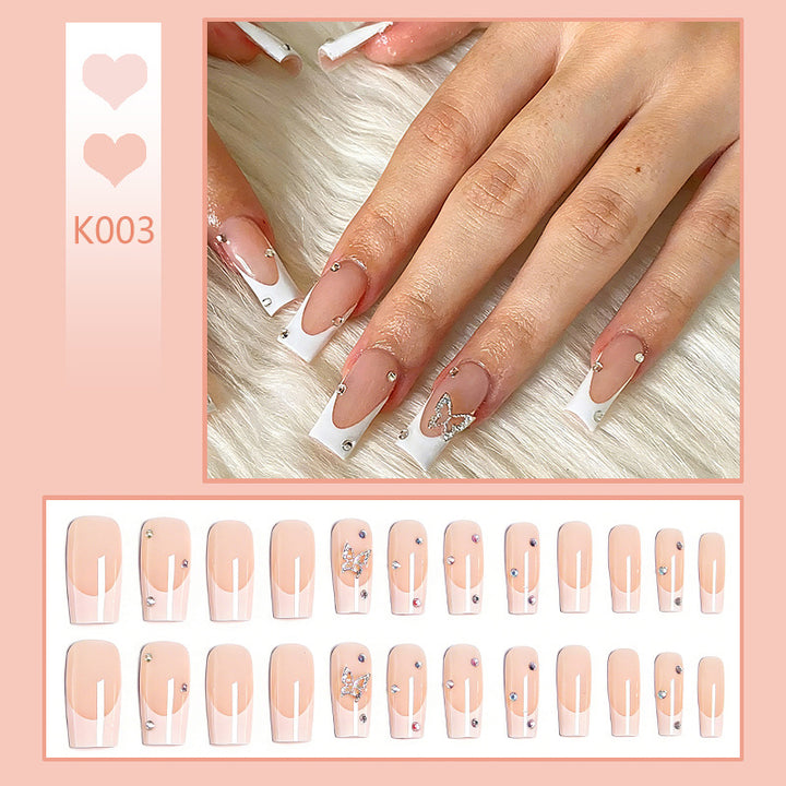 Artful Nail Set with Butterfly Decoration Kalsten