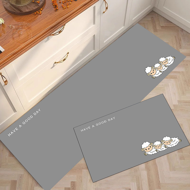 Cute Bear-Themed Kitchen Mat Kalsten