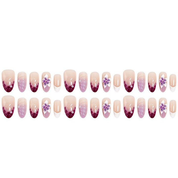 Floral Design Press-On Nail Set Kalsten
