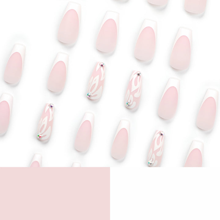 Artfully designed acrylic nails with elegant gradient Kalsten