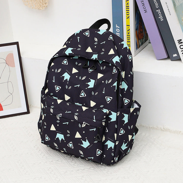 Stylish backpack with separate lunch container and pencil case Kalsten