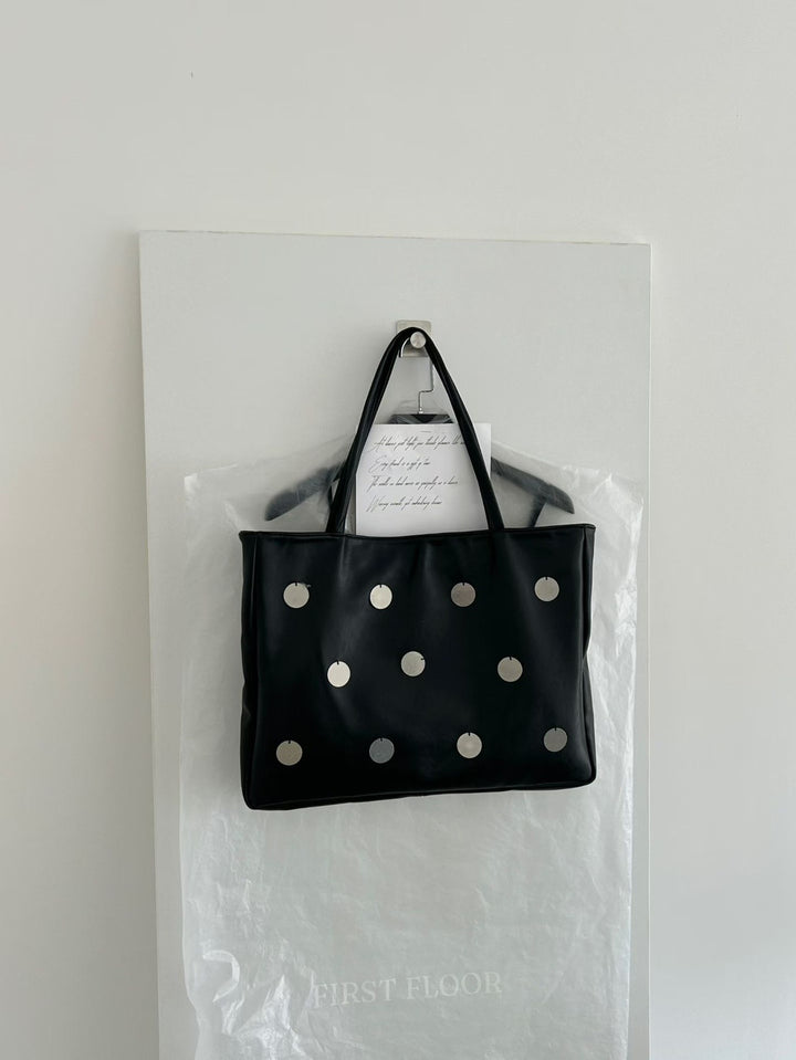 Decorative Polka Dot Tote Bag