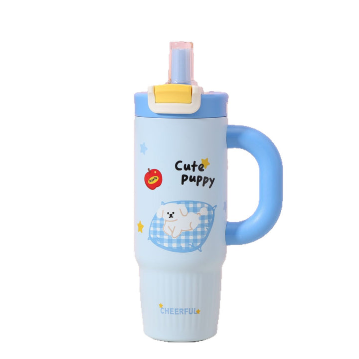 Cartoon-Printed Insulated Travel Mug Kalsten
