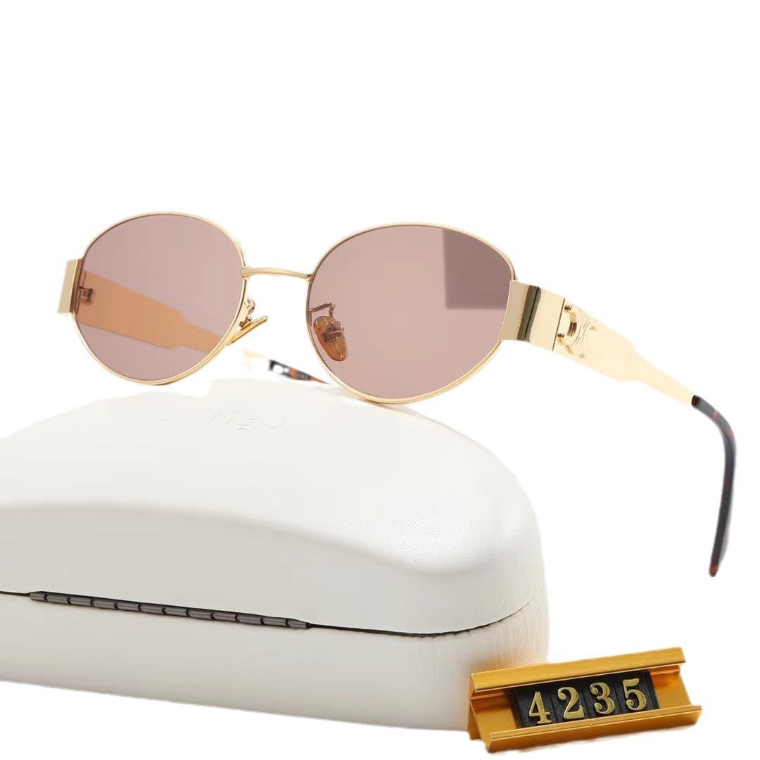 Women's exclusive oval-shaped designer sunglasses Kalsten