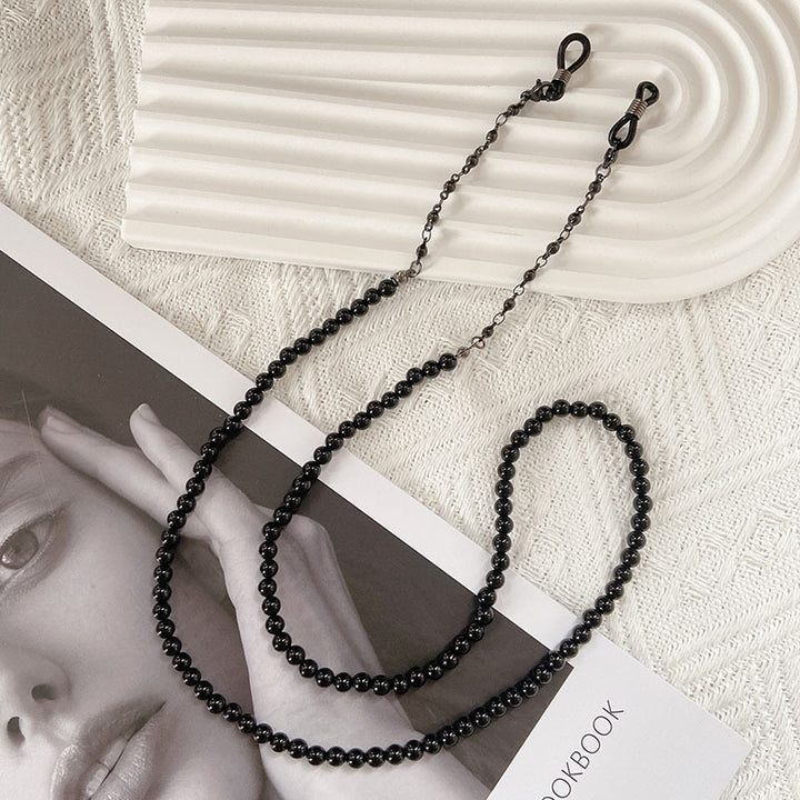 Fashionable glasses strap made of pearls Kalsten