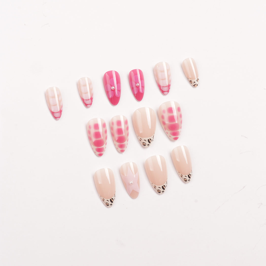 Artistic Animal Print Nail Tips Kalsten