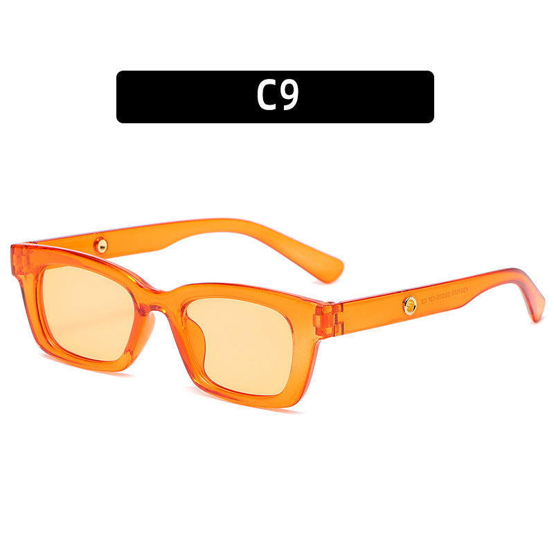 Chunky Vintage-Style Square Sunglasses