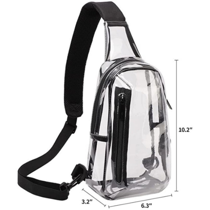 Transparent Shoulder Bag with Secure Access Kalsten