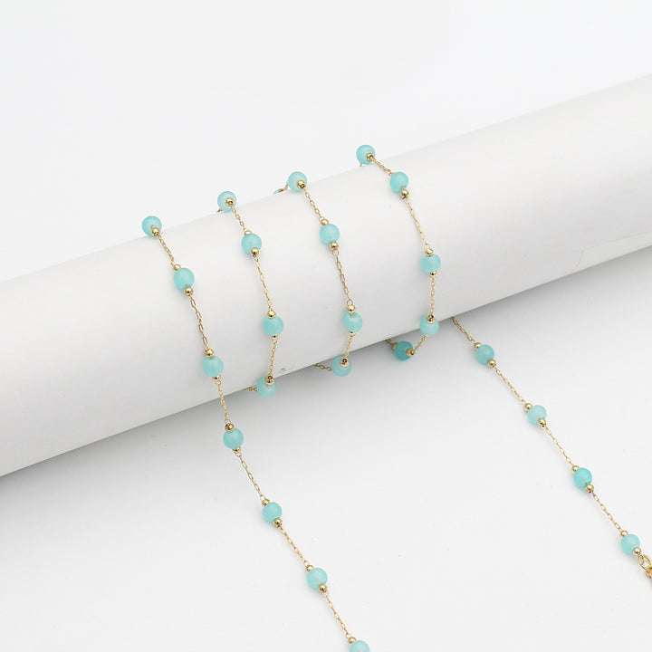 Elegant Beaded Eyewear Retainer Chain Kalsten