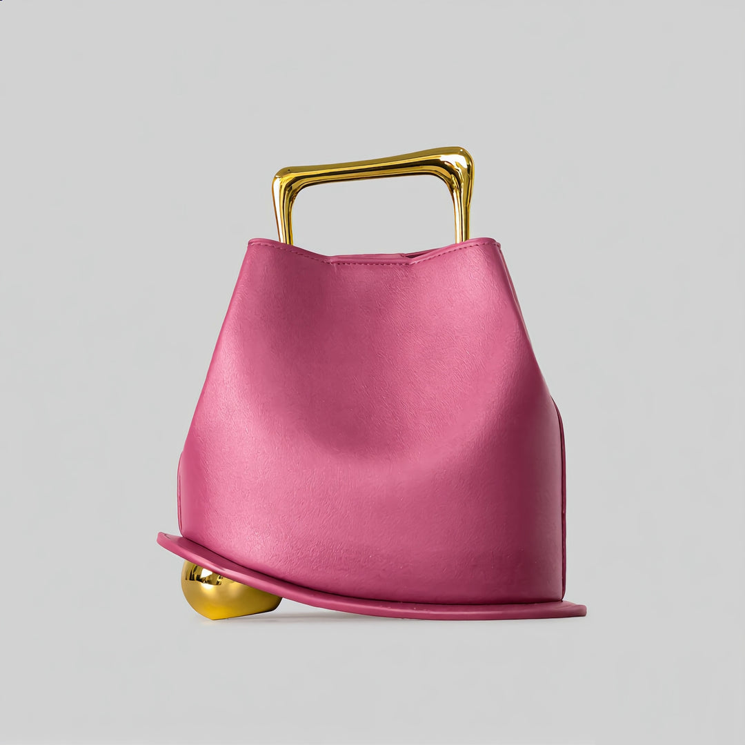Sculptural Handle Handbag