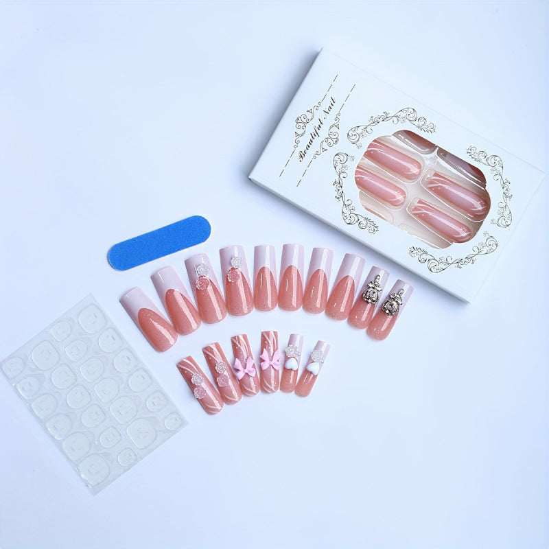 Decorative Luxury Press-On Nail Set Kalsten