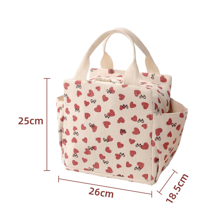 Insulated Lunch Tote with Side Pocket Kalsten