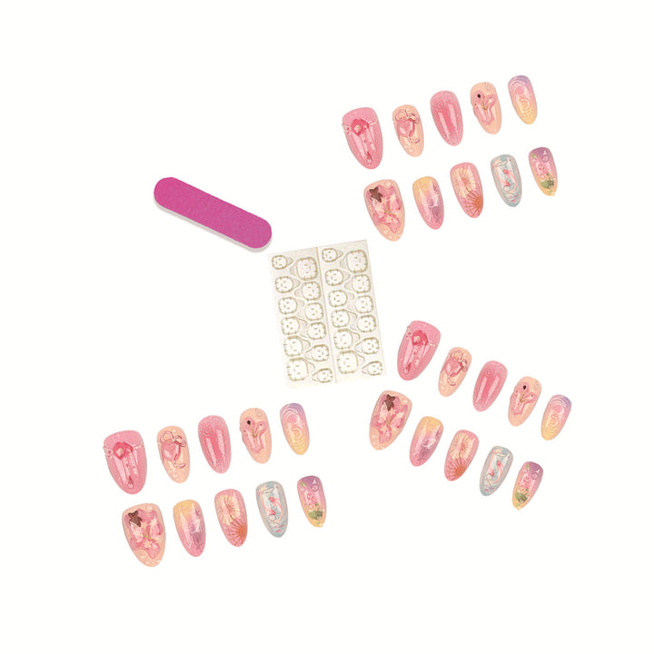 Artisanal Press-On Nail Tips Set