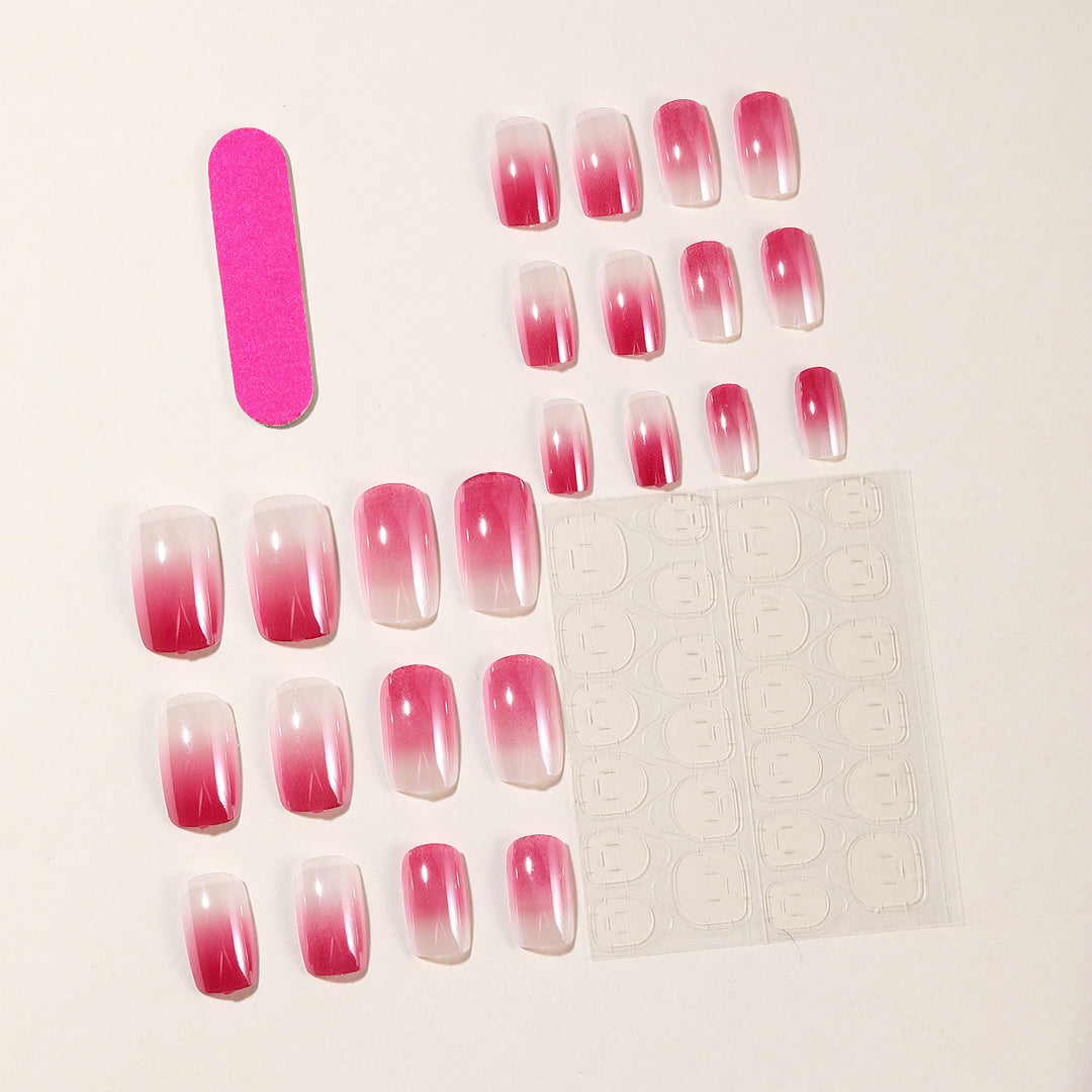 Ombre Glossy Press-On Nail Set Kalsten