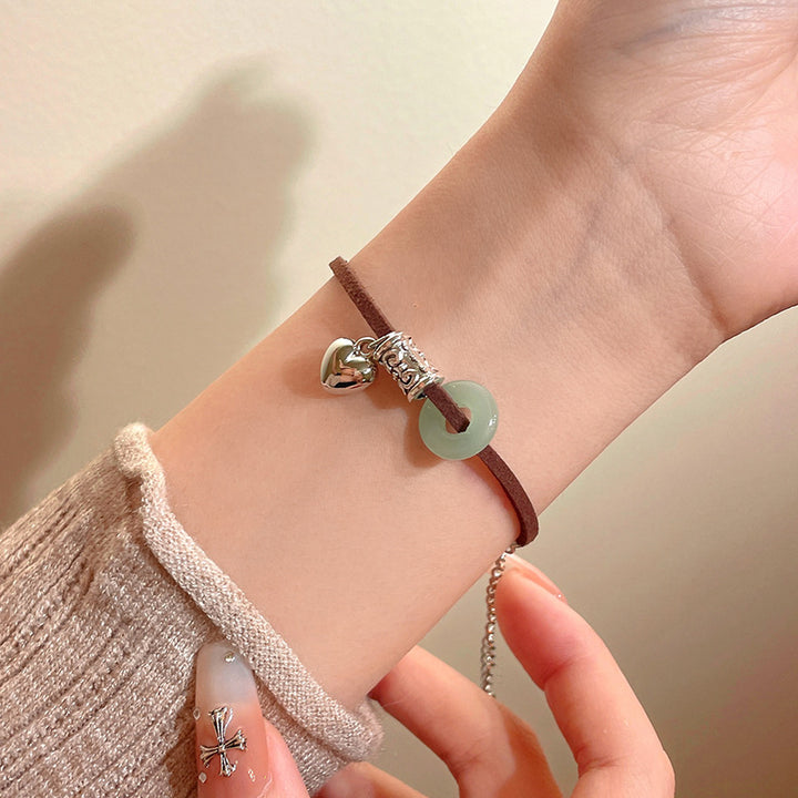Heart Charm Adjustable Bracelet Kalsten