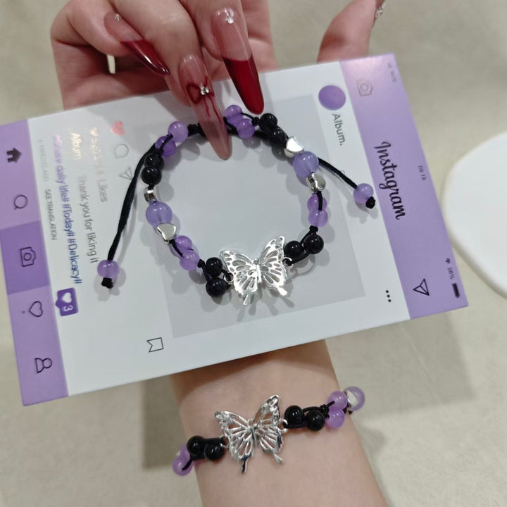 Butterfly Charm Adjustable Bracelet Kalsten