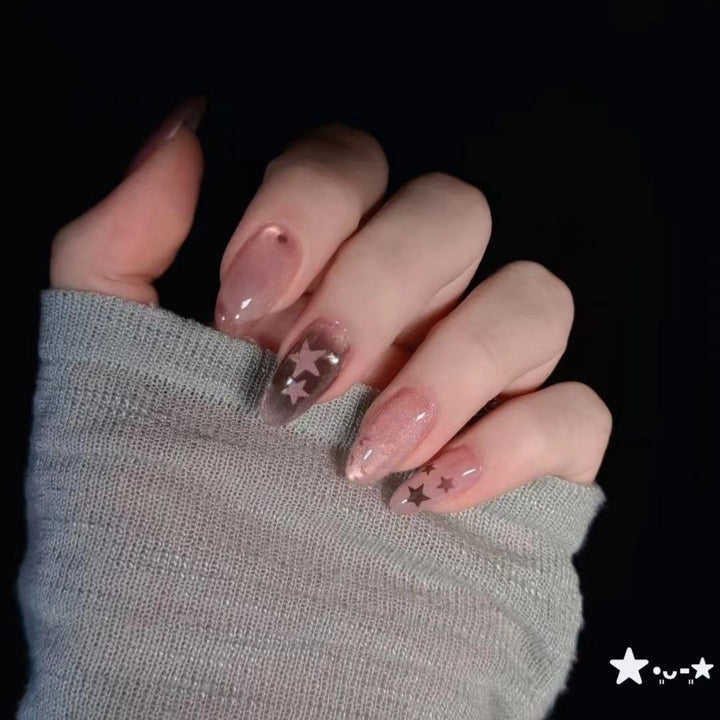 Starry Glitter Press-On Nail Set Kalsten