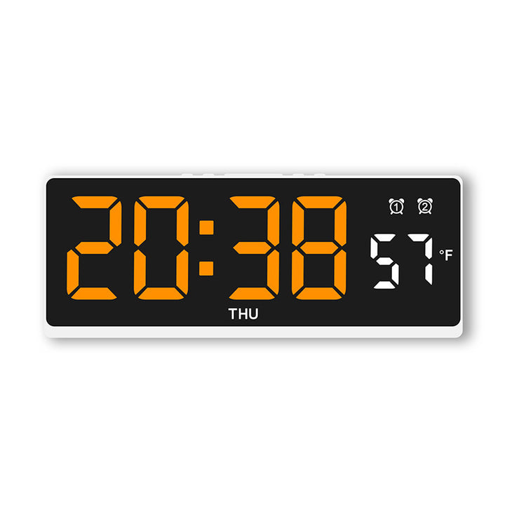 Digital alarm clock with large LED display and weather forecast Kalsten