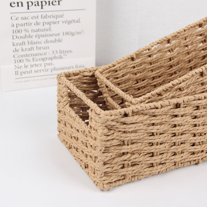 Natural Woven Storage Organizer