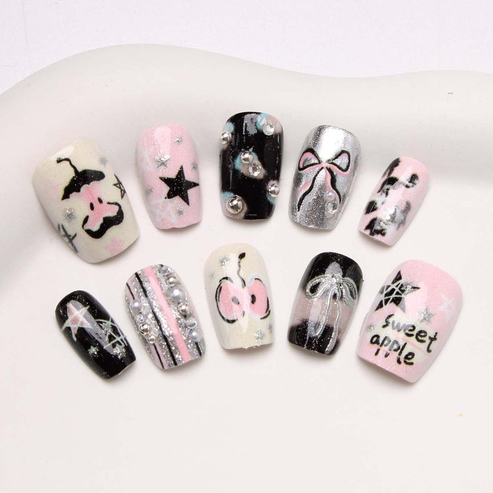Artistic Press-On Nail Tips Set Kalsten