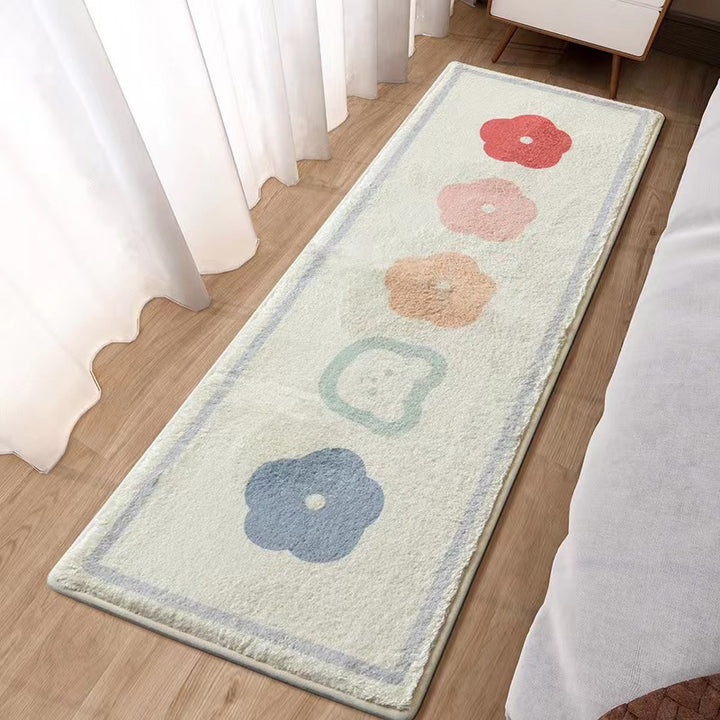 Plush Cartoon Bear-Themed Area Rug