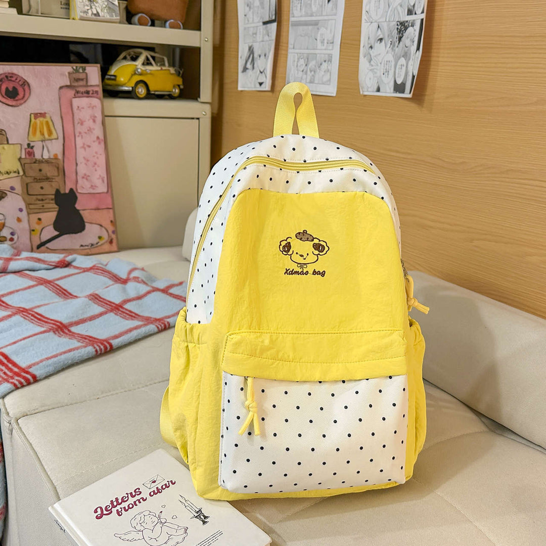 Playful Polka Dot Backpack Kalsten
