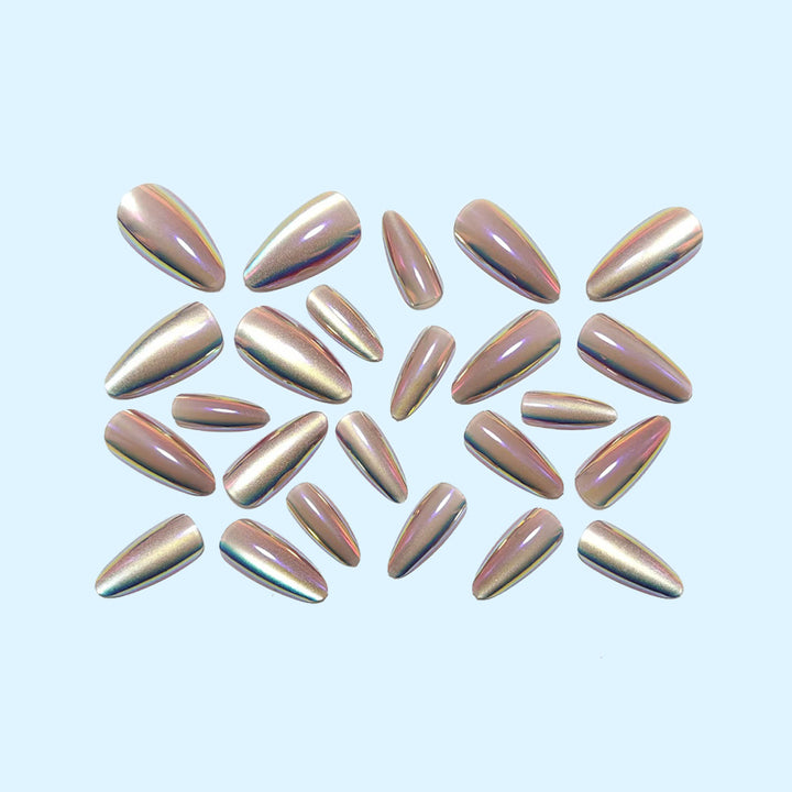 Artificial nails in elegant high-gloss finish Kalsten
