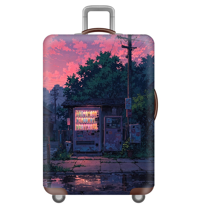 Unisex Hard Shell Suitcase with Dreamy Landscape Design Kalsten