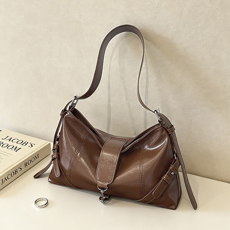 Chic Vegan Leather Shoulder Bag