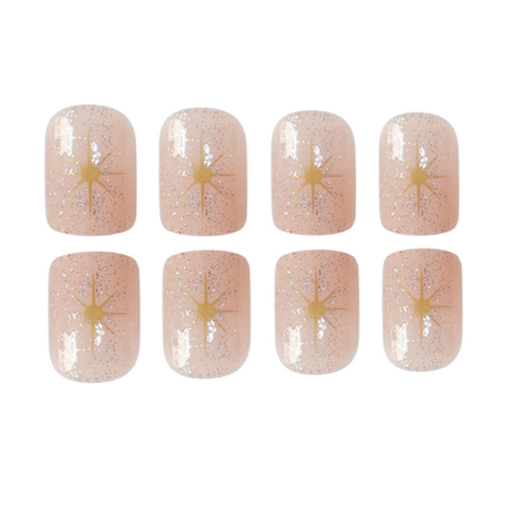 Sparkling Star Nail Art Kalsten
