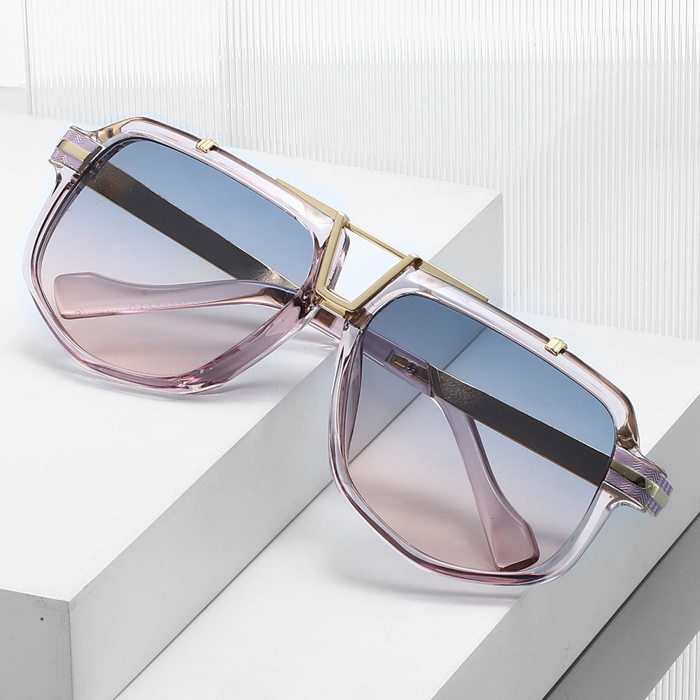 Chic Geometric Square Frame Sunglasses Kalsten