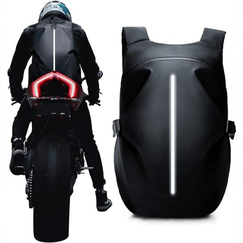 Sporty backpack with reflective design elements Kalsten
