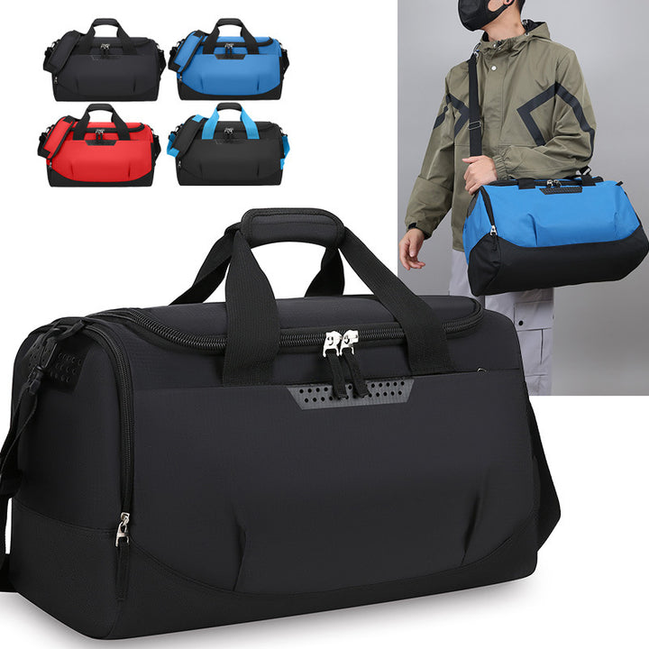 Sporty travel bag with ergonomic carrying system and innovative compartments Kalsten