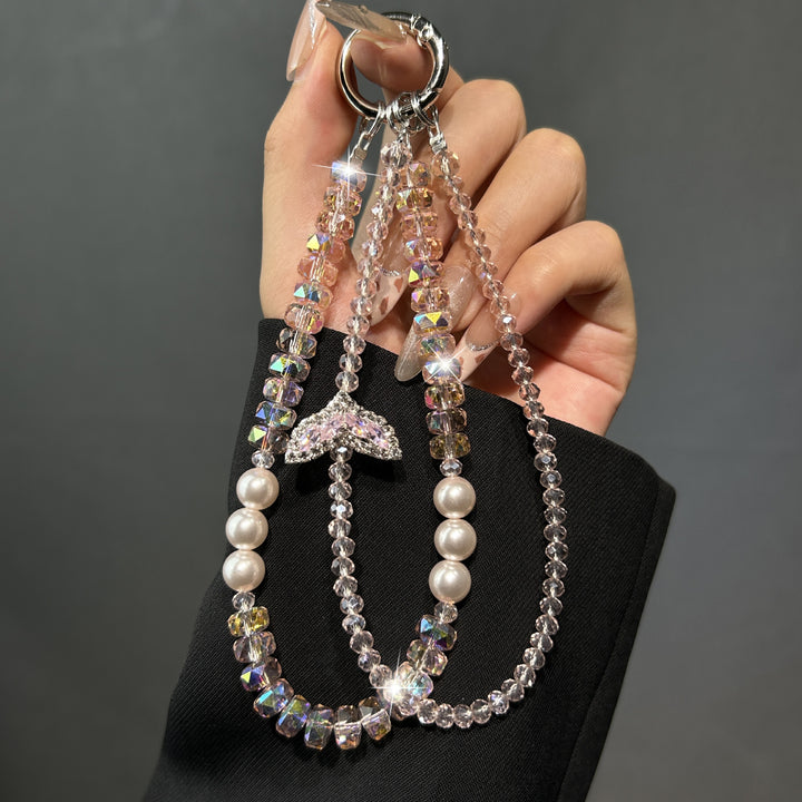 Elegant Beaded Charm Keychain Kalsten 1790135859