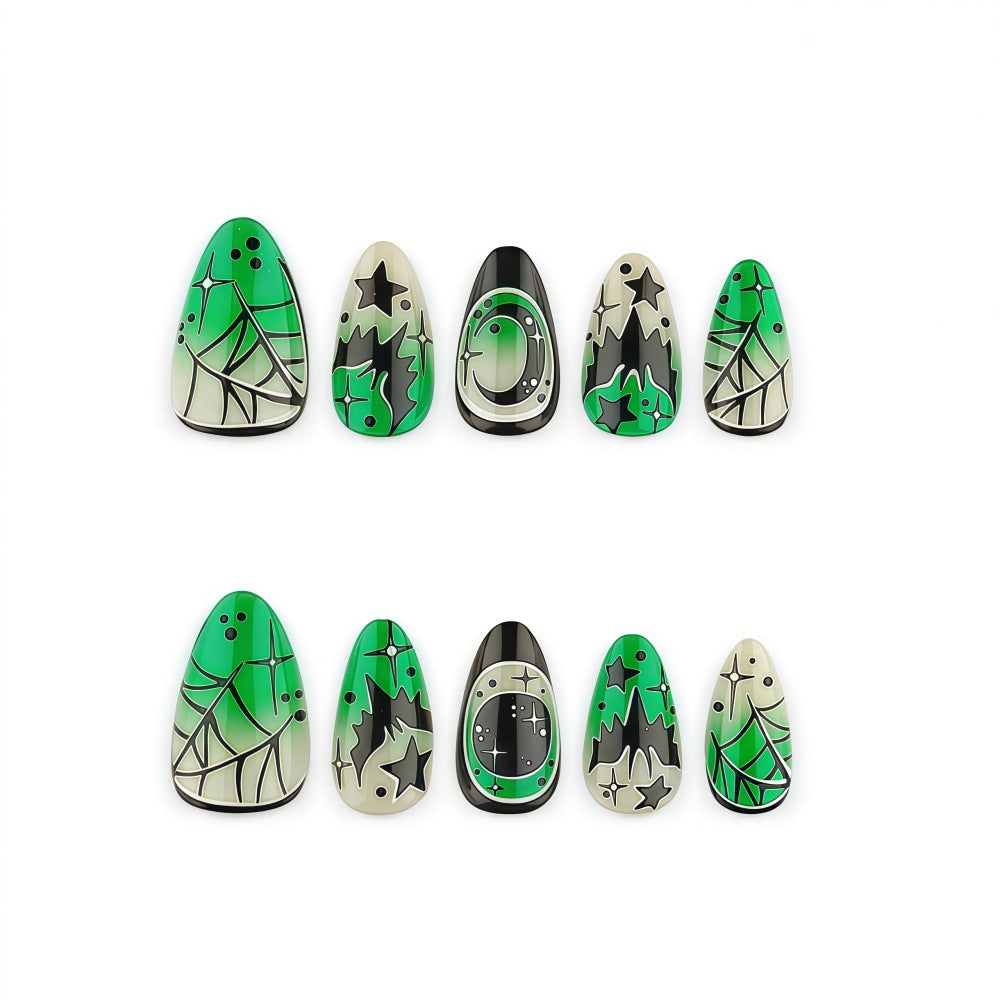 Halloween-themed artificial nails Kalsten