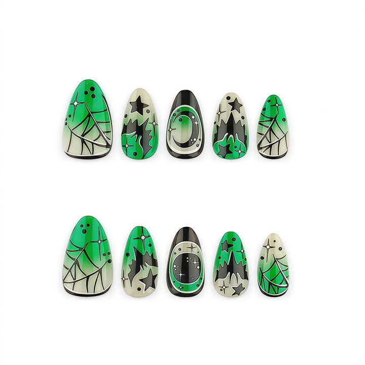 Halloween-themed artificial nails Kalsten