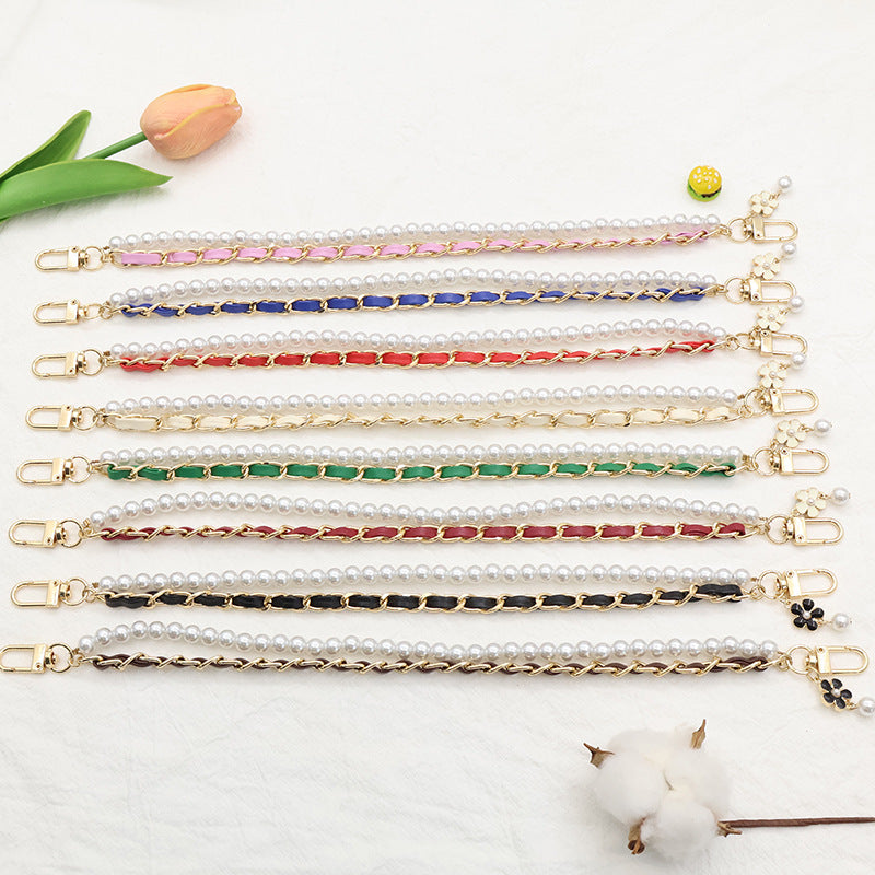 Stylish Pearl-Embellished Eyewear Chain Kalsten
