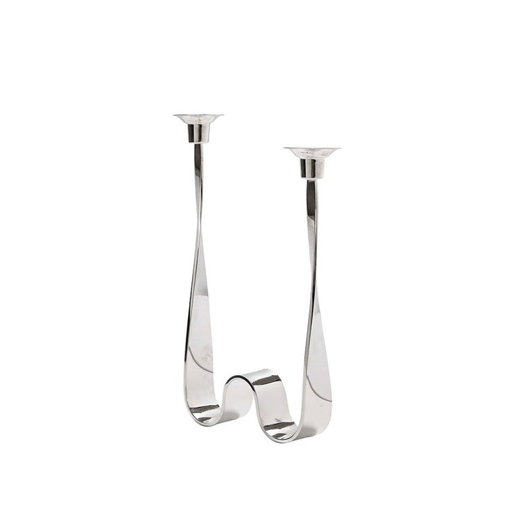 Elegant Twist Design Candle Holder