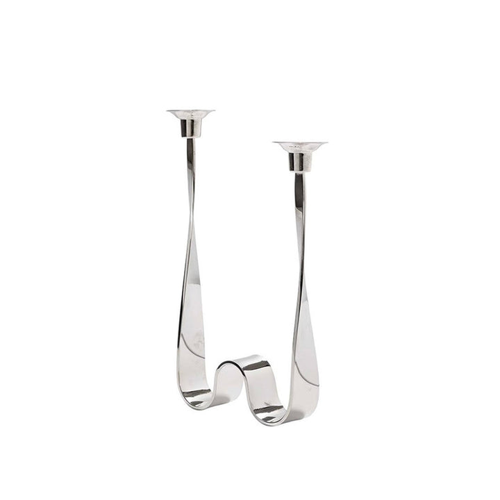Elegant Twist Design Candle Holder