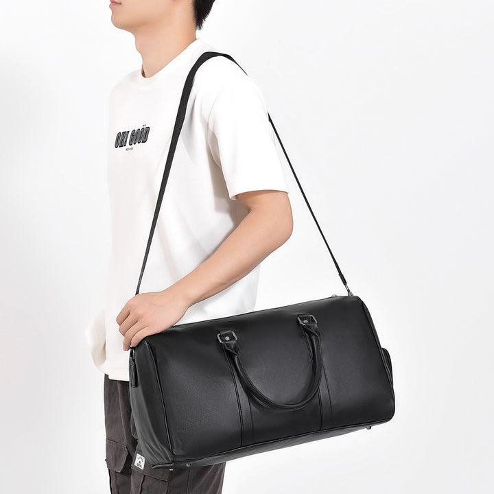 Premium Leather Travel Duffel Bag Kalsten