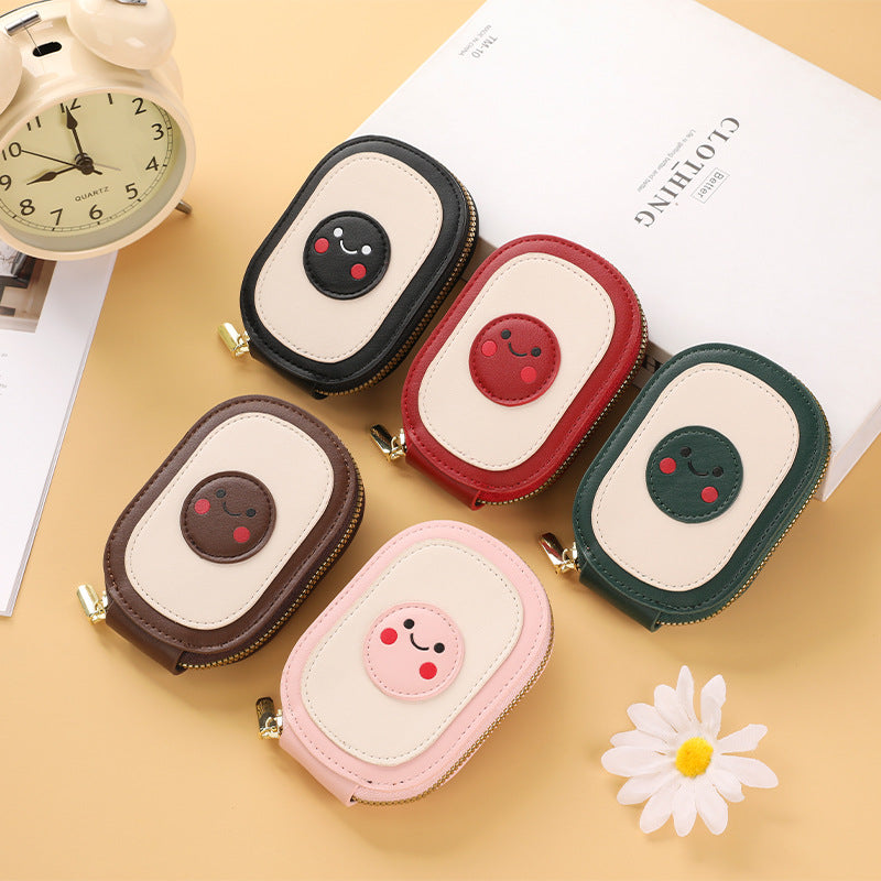 Cute Character Zippered Coin Pouch Kalsten