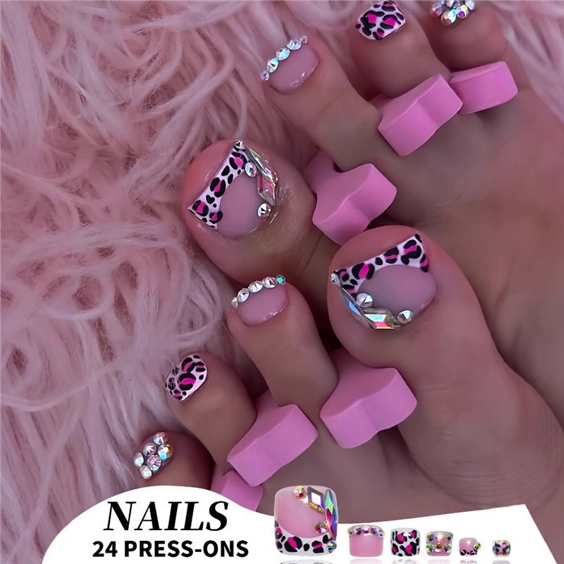 Decorative 3D Press-On Nail Art Set Kalsten